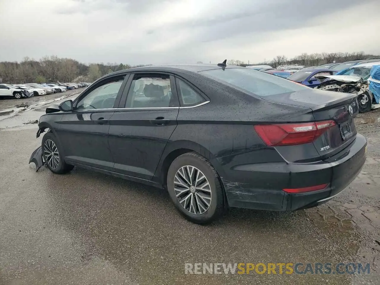 2 fotografías del automóvil dañado 3VWC57BU3MM078781 VOLKSWAGEN JETTA 2021