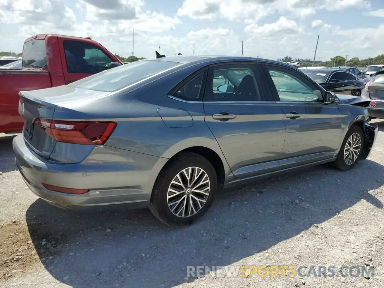 3 fotografías del automóvil dañado 3VWC57BU3MM091224 VOLKSWAGEN JETTA 2021