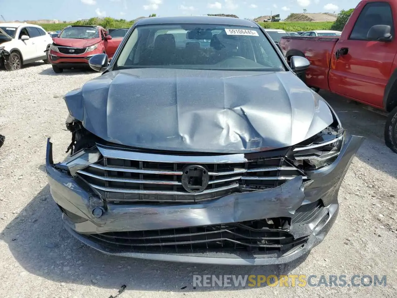 5 fotografías del automóvil dañado 3VWC57BU3MM091224 VOLKSWAGEN JETTA 2021