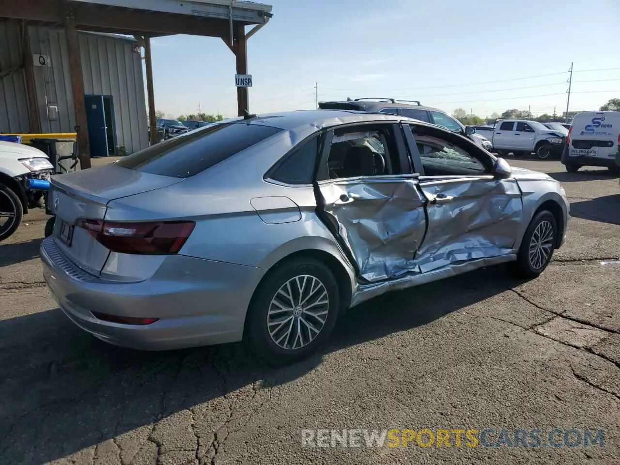 3 fotografías del automóvil dañado 3VWC57BU3MM093071 VOLKSWAGEN JETTA 2021