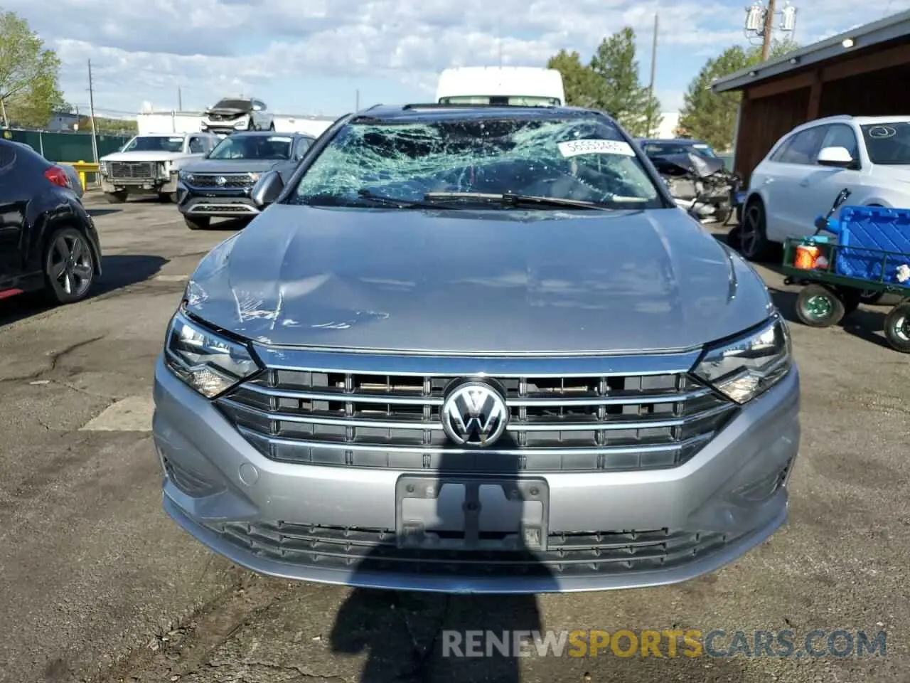 5 fotografías del automóvil dañado 3VWC57BU3MM093071 VOLKSWAGEN JETTA 2021