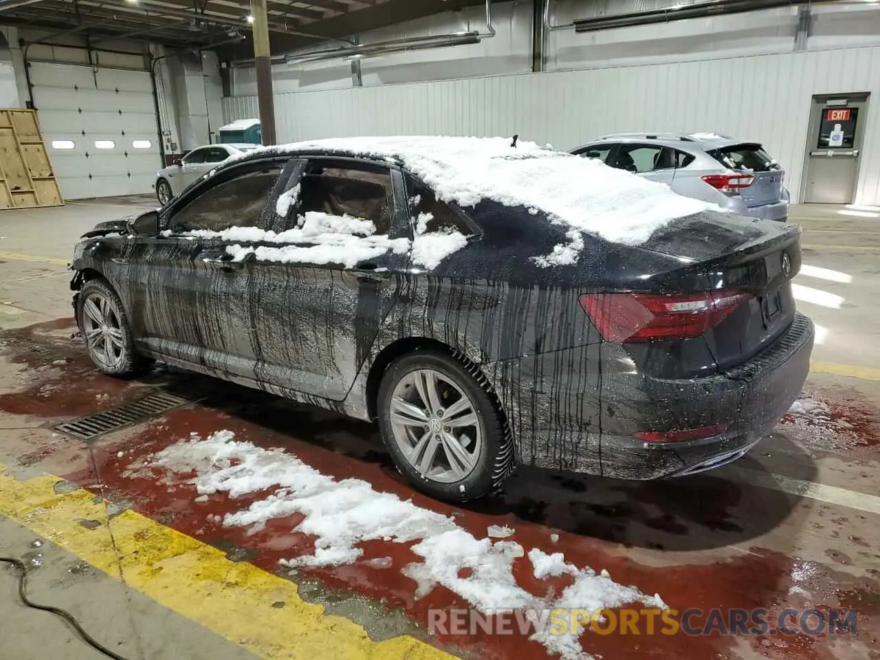 2 fotografías del automóvil dañado 3VWC57BU3MM093586 VOLKSWAGEN JETTA 2021