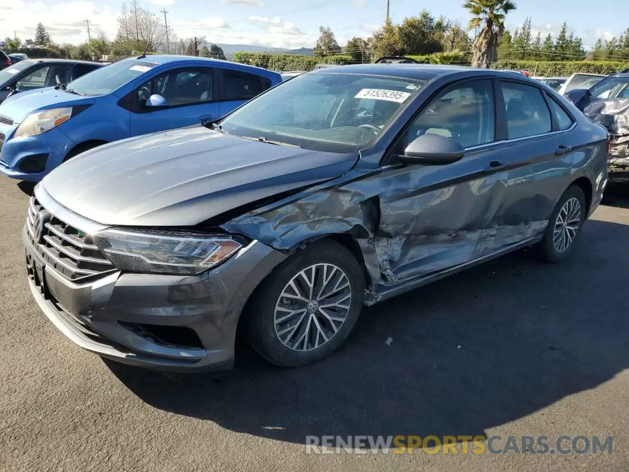 1 fotografías del automóvil dañado 3VWC57BU4MM091829 VOLKSWAGEN JETTA 2021