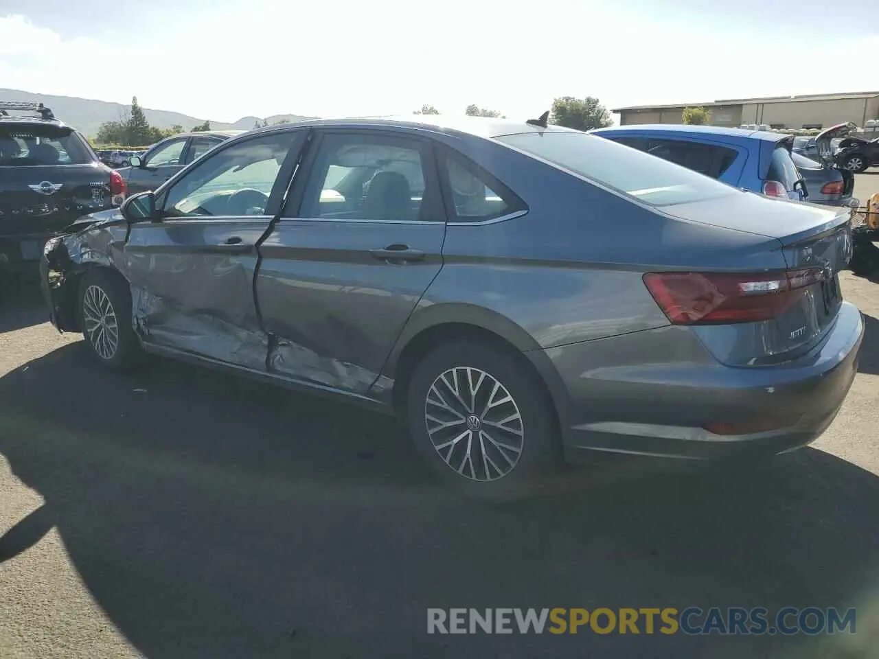 2 fotografías del automóvil dañado 3VWC57BU4MM091829 VOLKSWAGEN JETTA 2021