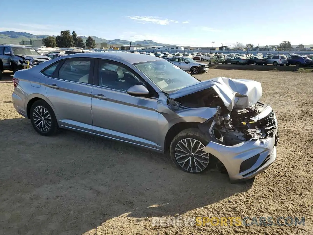 4 fotografías del automóvil dañado 3VWC57BU4MM098392 VOLKSWAGEN JETTA 2021
