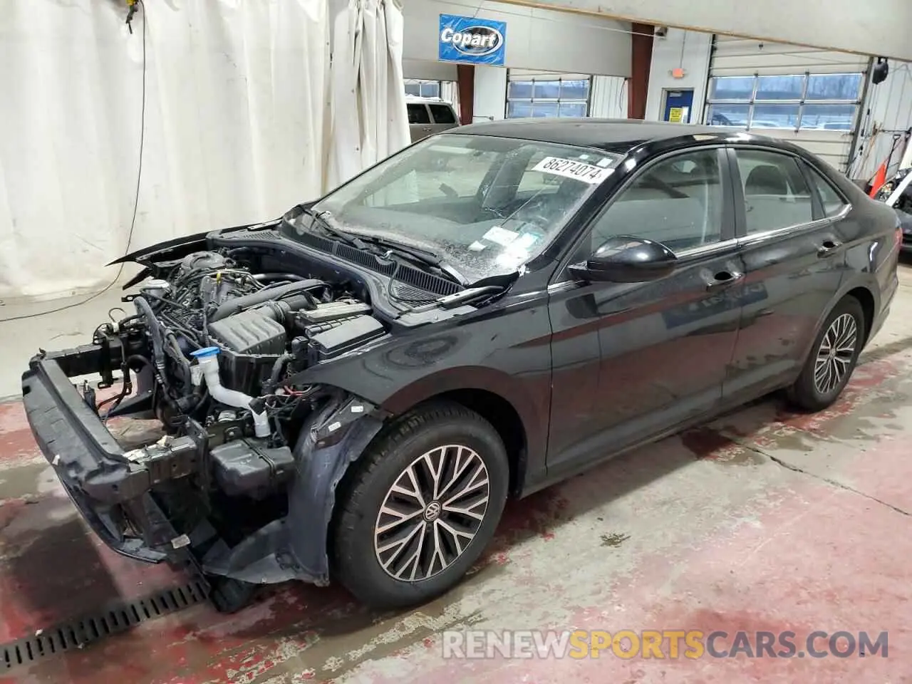 1 fotografías del automóvil dañado 3VWC57BU5MM026262 VOLKSWAGEN JETTA 2021