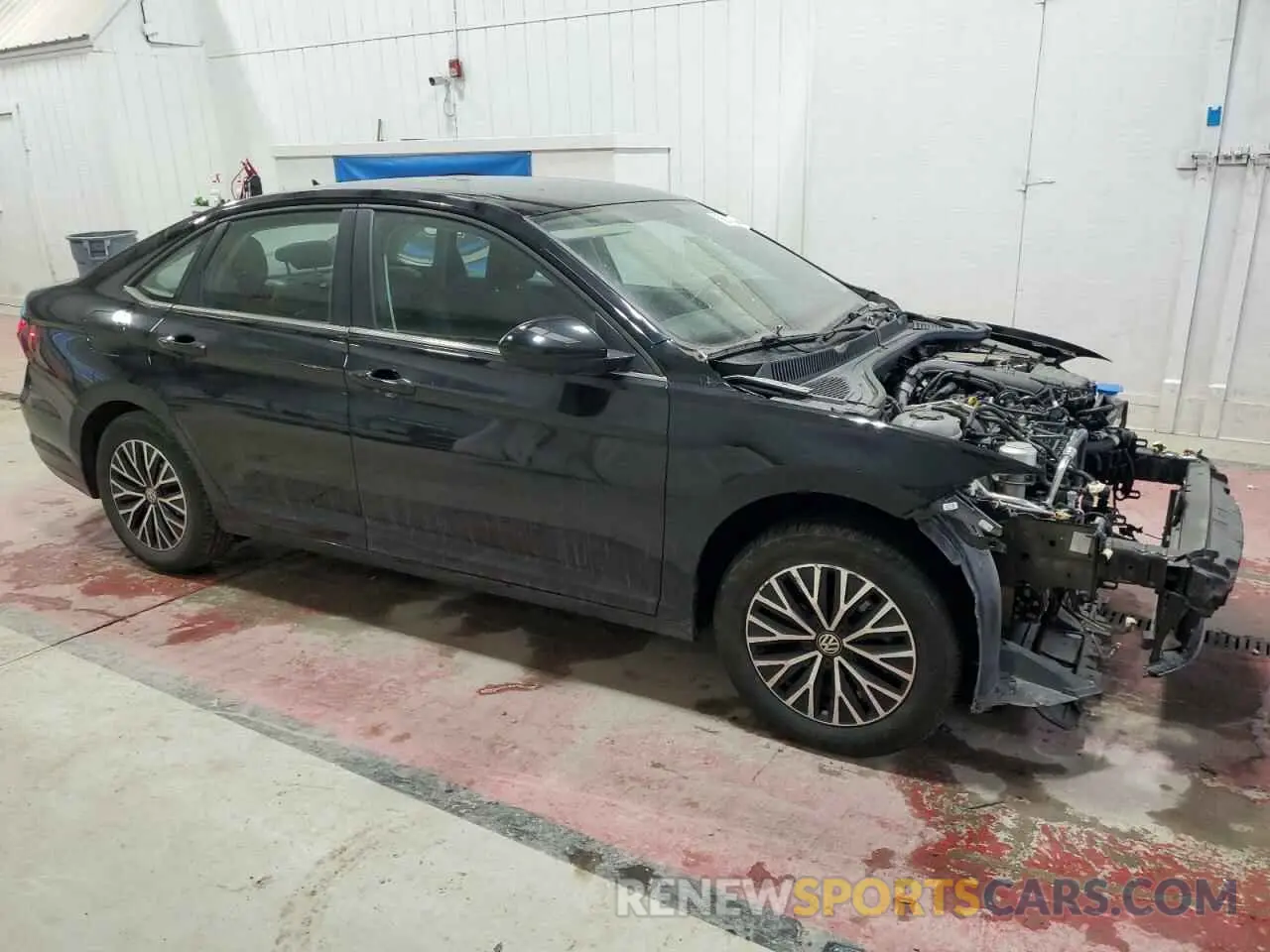 4 fotografías del automóvil dañado 3VWC57BU5MM026262 VOLKSWAGEN JETTA 2021