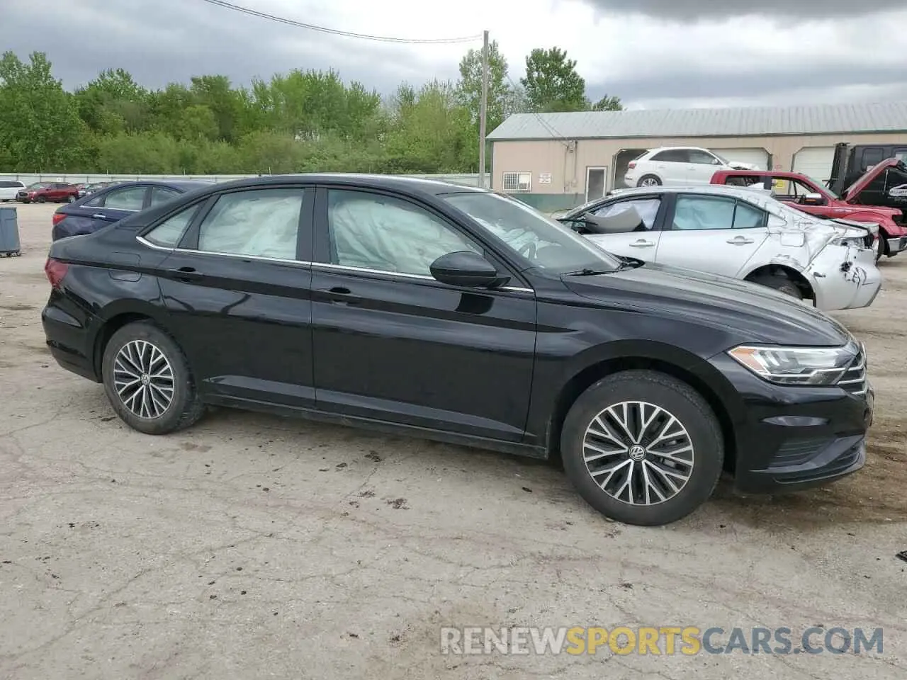 4 fotografías del automóvil dañado 3VWC57BU5MM027038 VOLKSWAGEN JETTA 2021