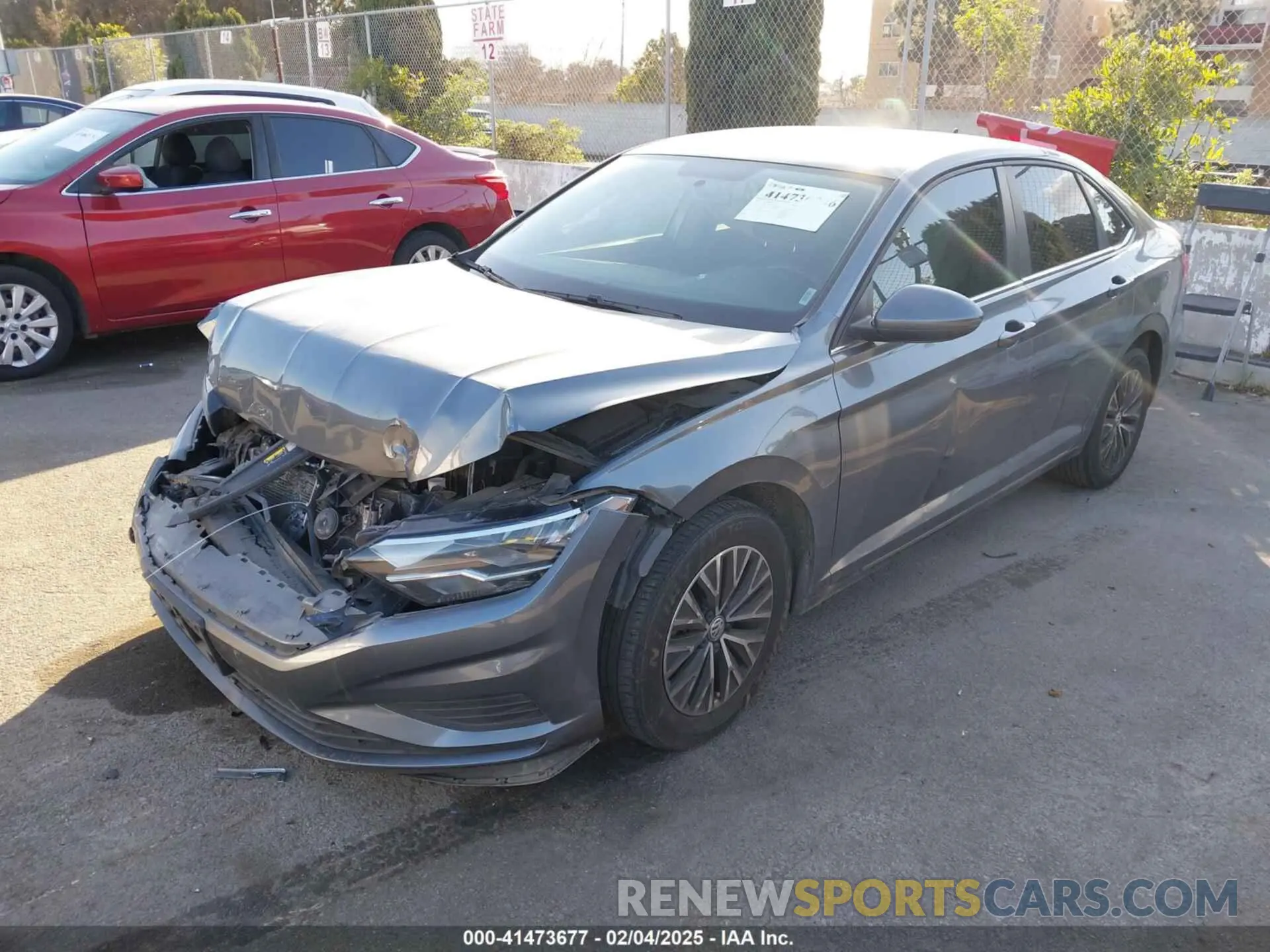 2 fotografías del automóvil dañado 3VWC57BU6MM004304 VOLKSWAGEN JETTA 2021