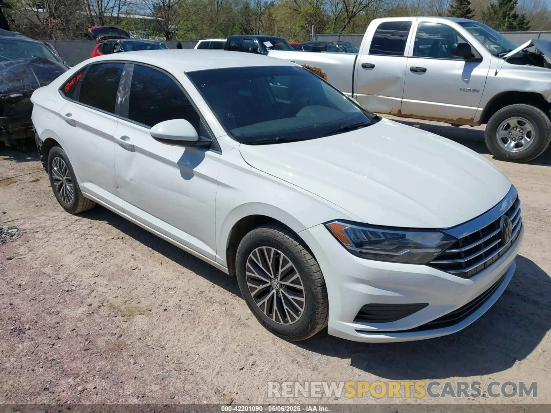 1 fotografías del automóvil dañado 3VWC57BU6MM045659 VOLKSWAGEN JETTA 2021