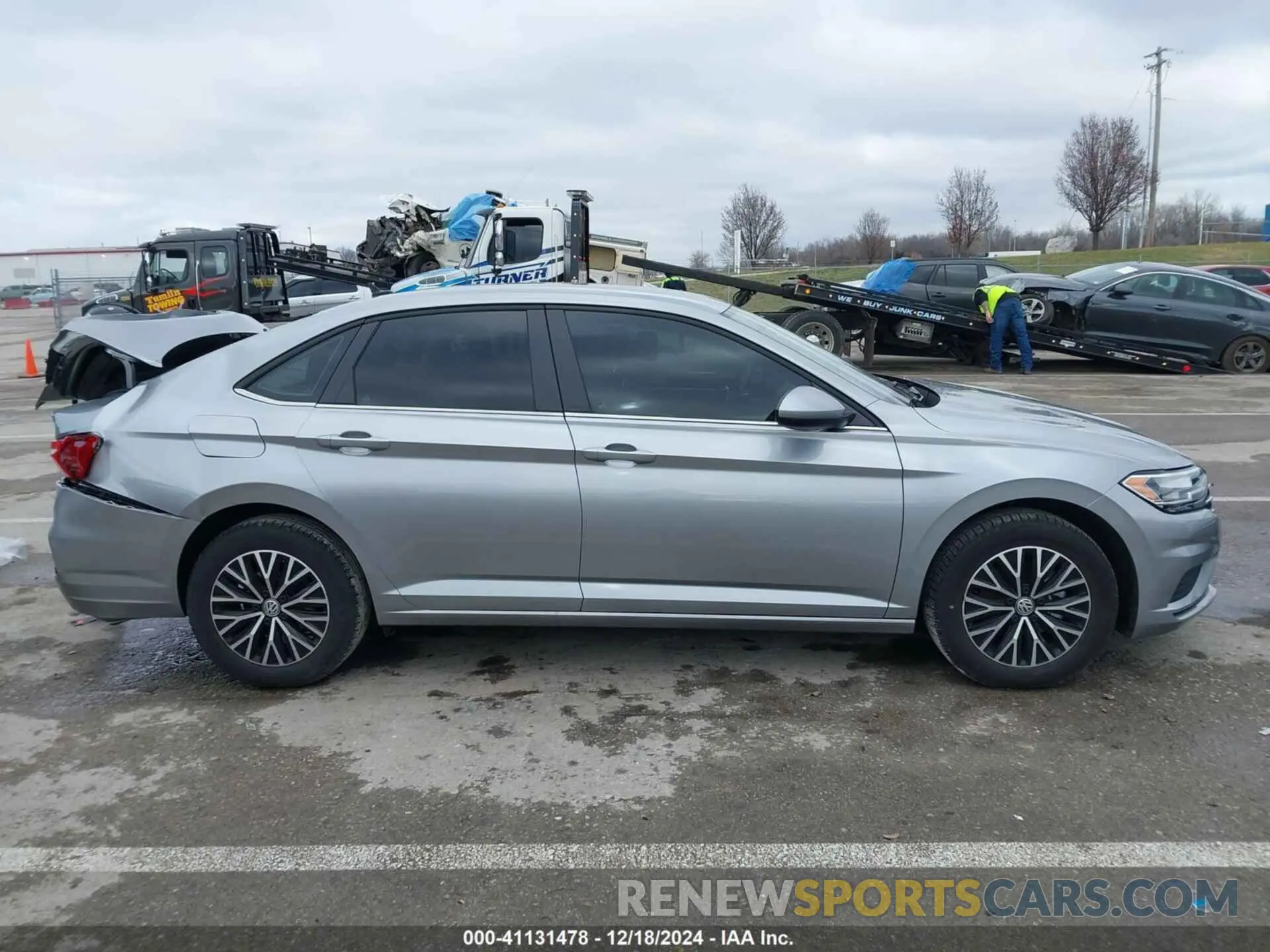 13 fotografías del automóvil dañado 3VWC57BU6MM058749 VOLKSWAGEN JETTA 2021