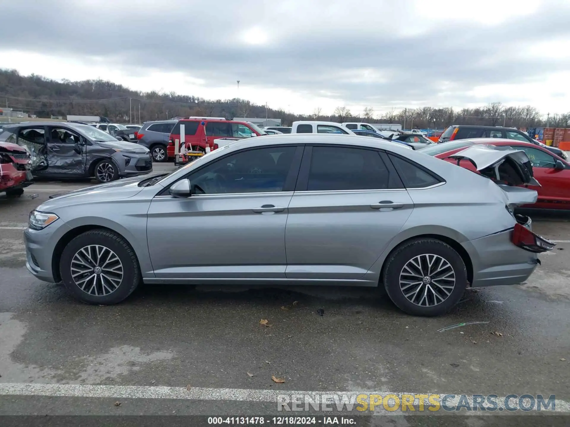 14 fotografías del automóvil dañado 3VWC57BU6MM058749 VOLKSWAGEN JETTA 2021