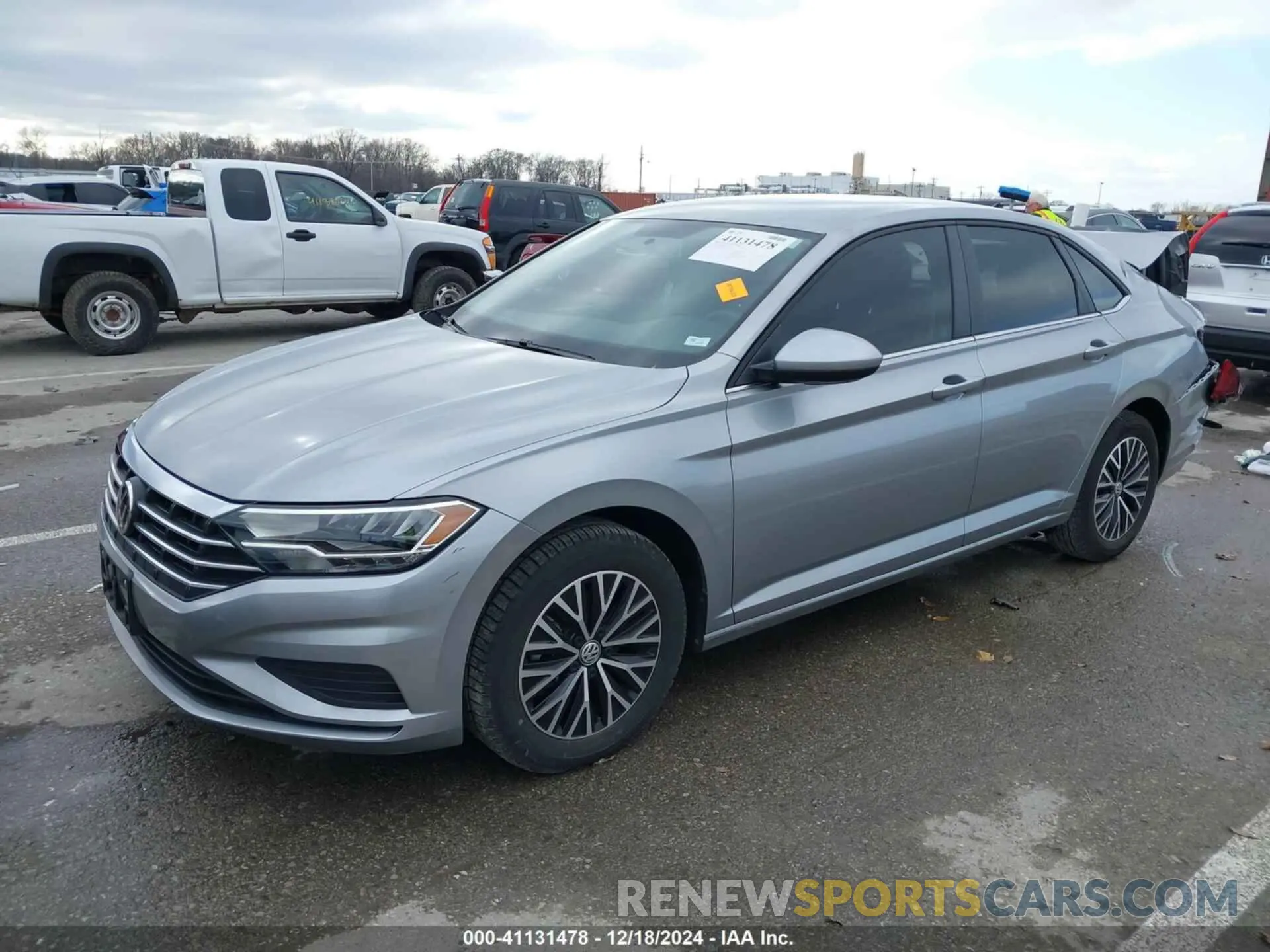 2 fotografías del automóvil dañado 3VWC57BU6MM058749 VOLKSWAGEN JETTA 2021