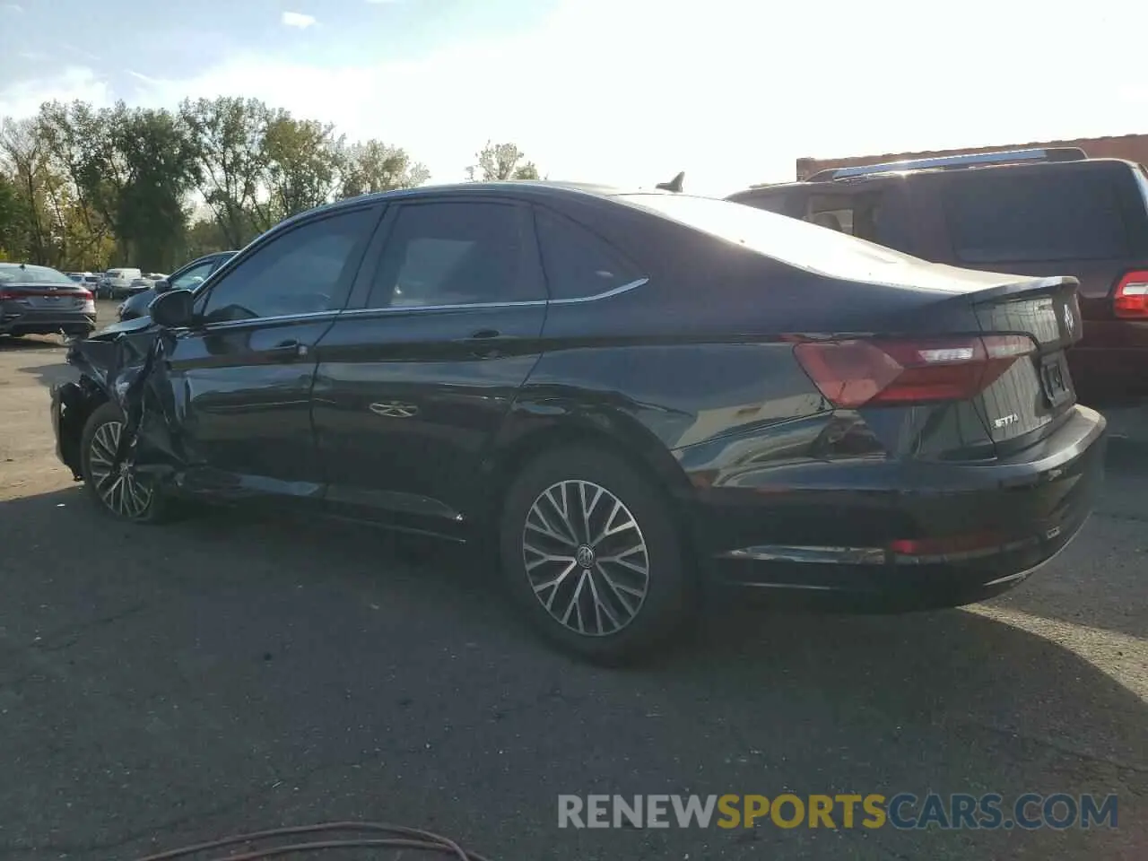 2 fotografías del automóvil dañado 3VWC57BU7MM008443 VOLKSWAGEN JETTA 2021
