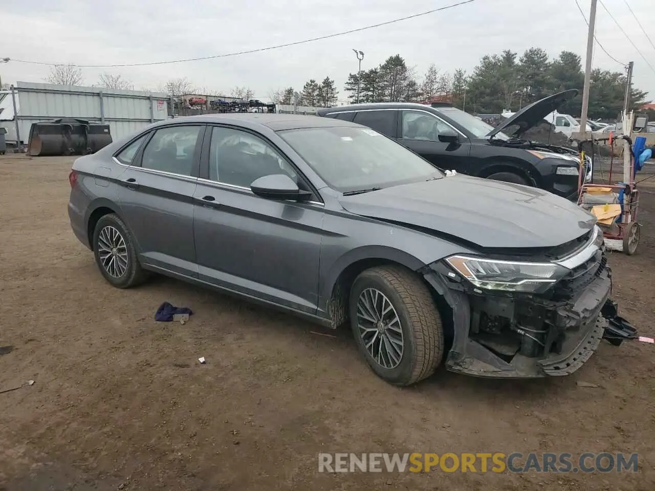 4 fotografías del automóvil dañado 3VWC57BU7MM054869 VOLKSWAGEN JETTA 2021