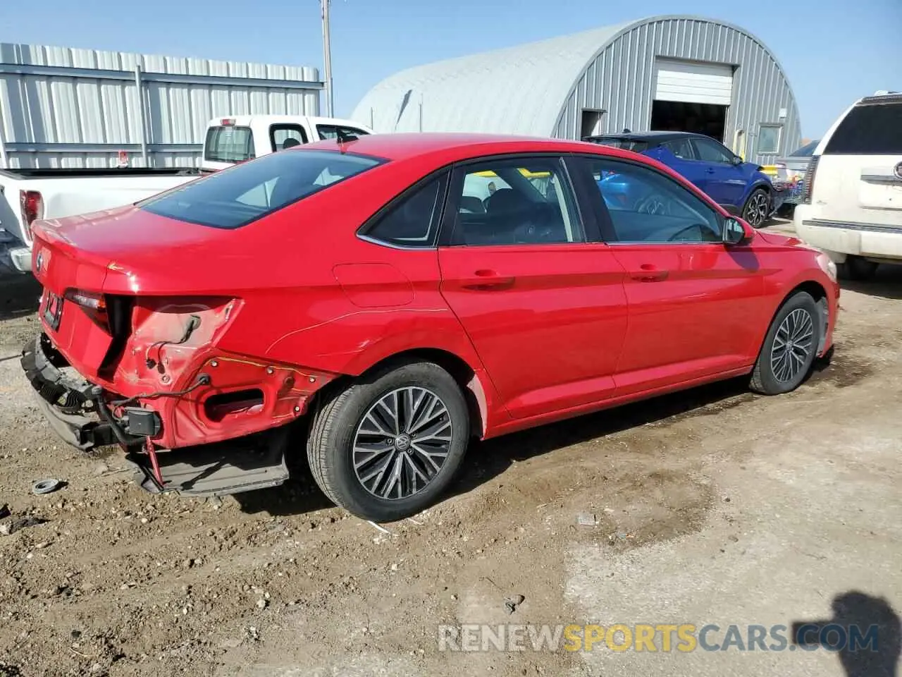3 fotografías del automóvil dañado 3VWC57BU7MM056072 VOLKSWAGEN JETTA 2021