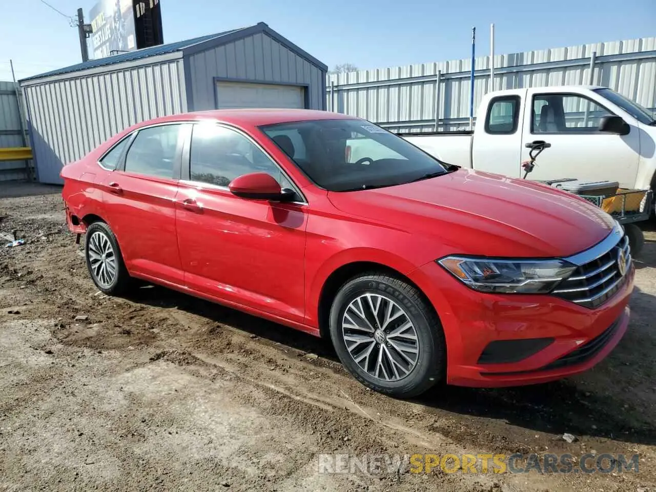 4 fotografías del automóvil dañado 3VWC57BU7MM056072 VOLKSWAGEN JETTA 2021