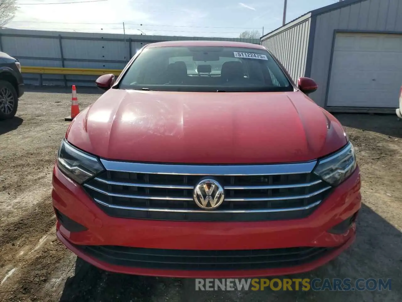 5 fotografías del automóvil dañado 3VWC57BU7MM056072 VOLKSWAGEN JETTA 2021