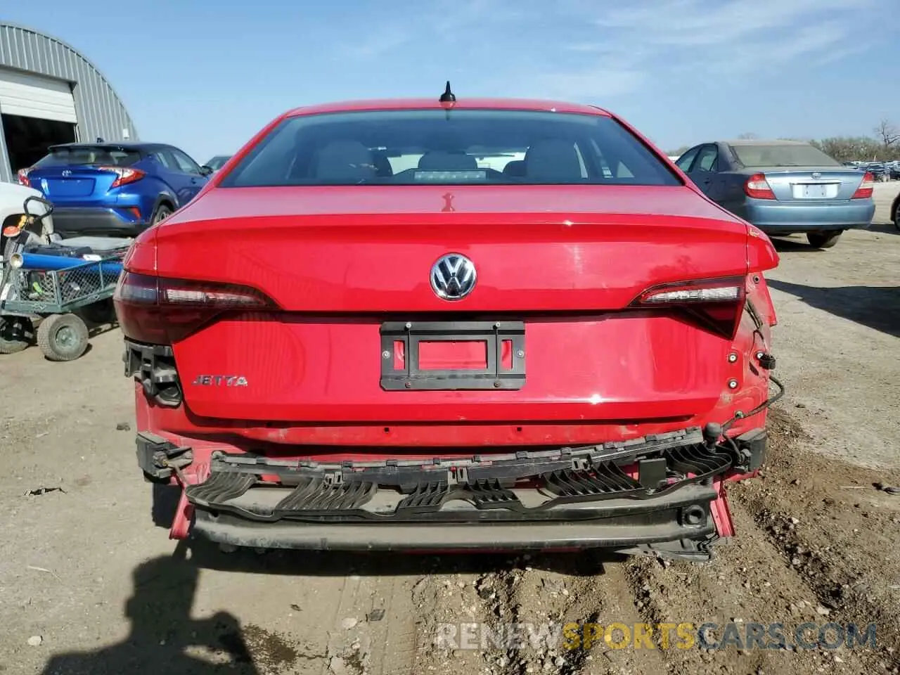 6 fotografías del automóvil dañado 3VWC57BU7MM056072 VOLKSWAGEN JETTA 2021
