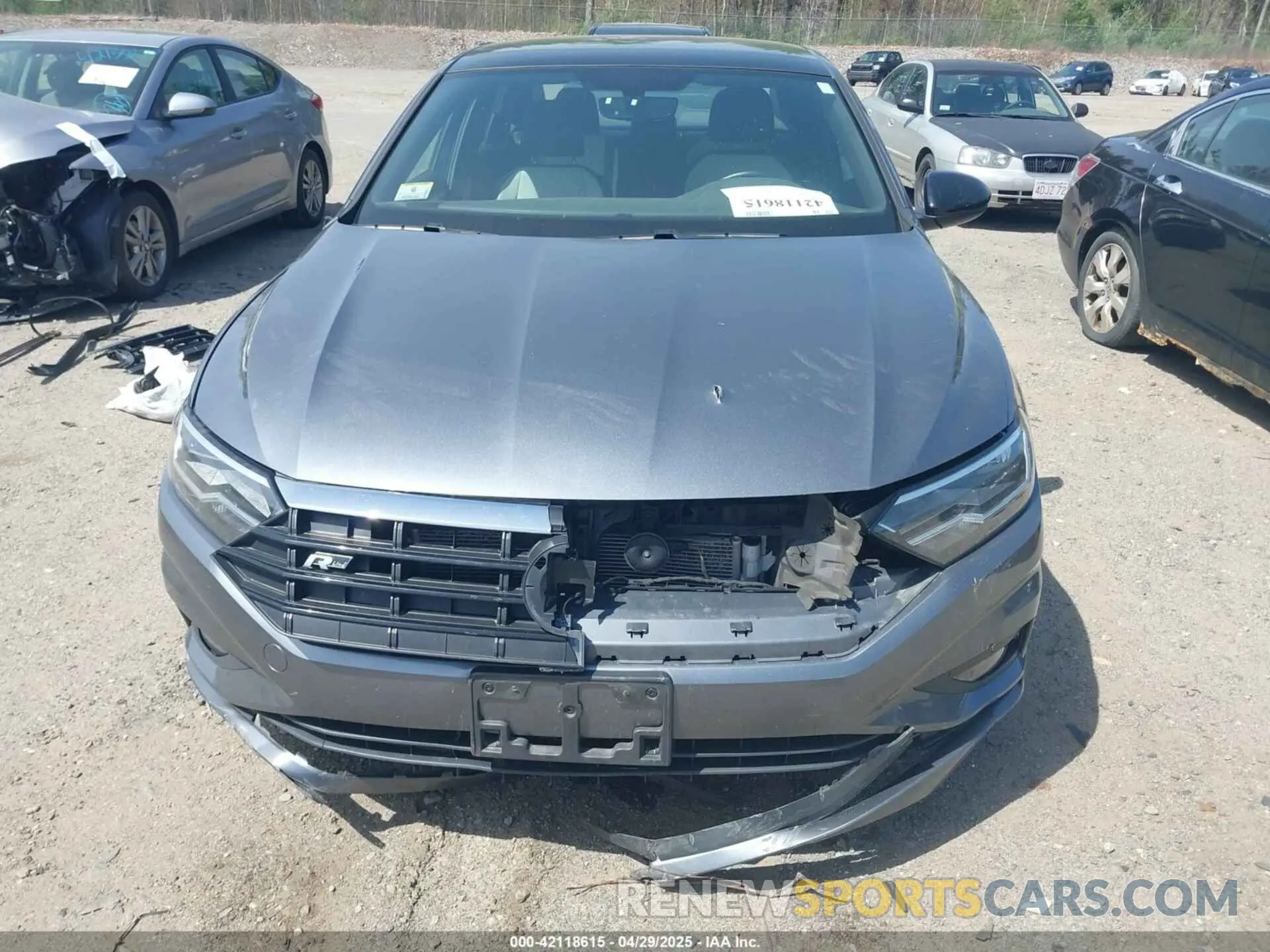 6 fotografías del automóvil dañado 3VWC57BU7MM079688 VOLKSWAGEN JETTA 2021