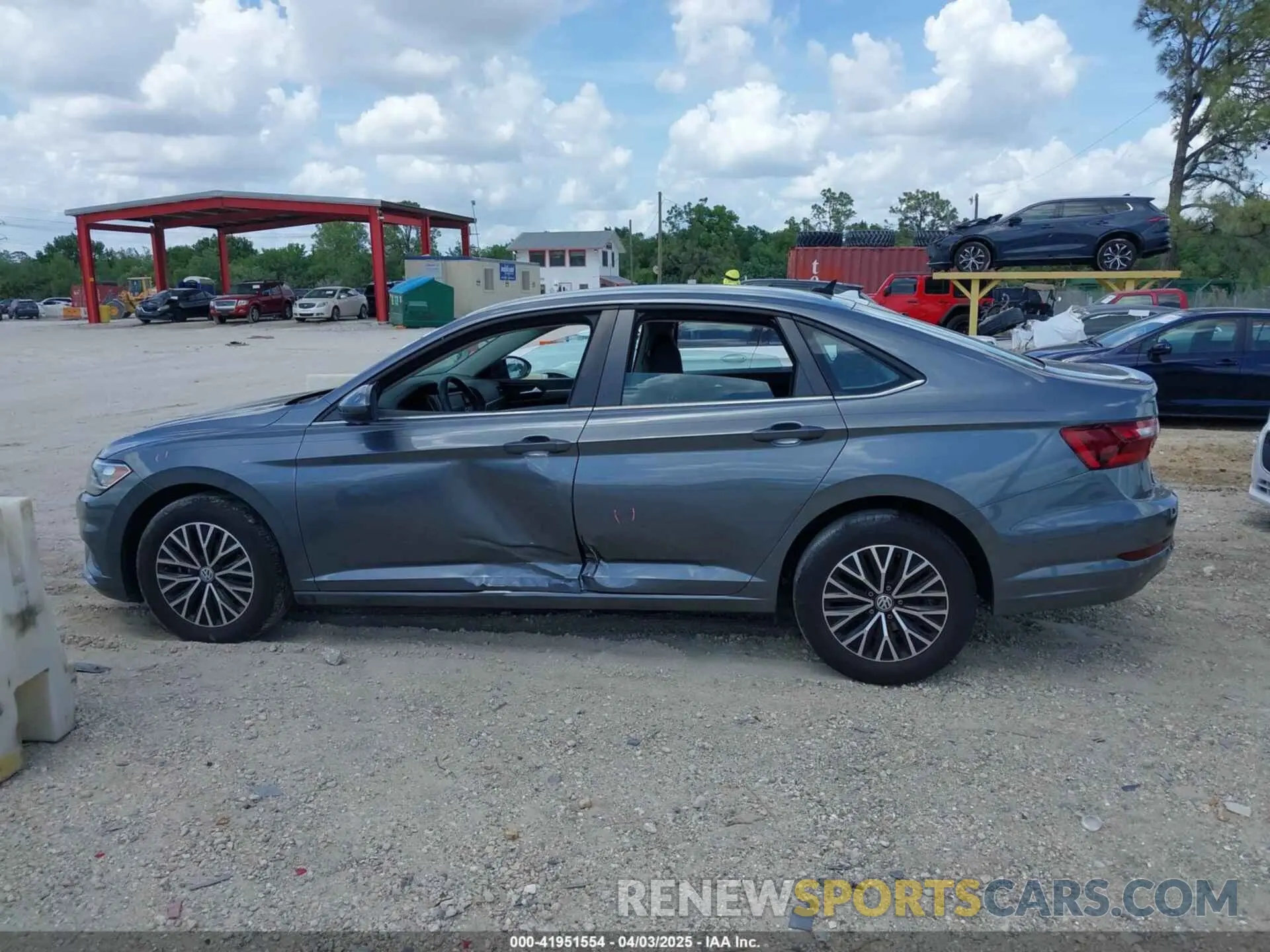 14 fotografías del automóvil dañado 3VWC57BU7MM098015 VOLKSWAGEN JETTA 2021
