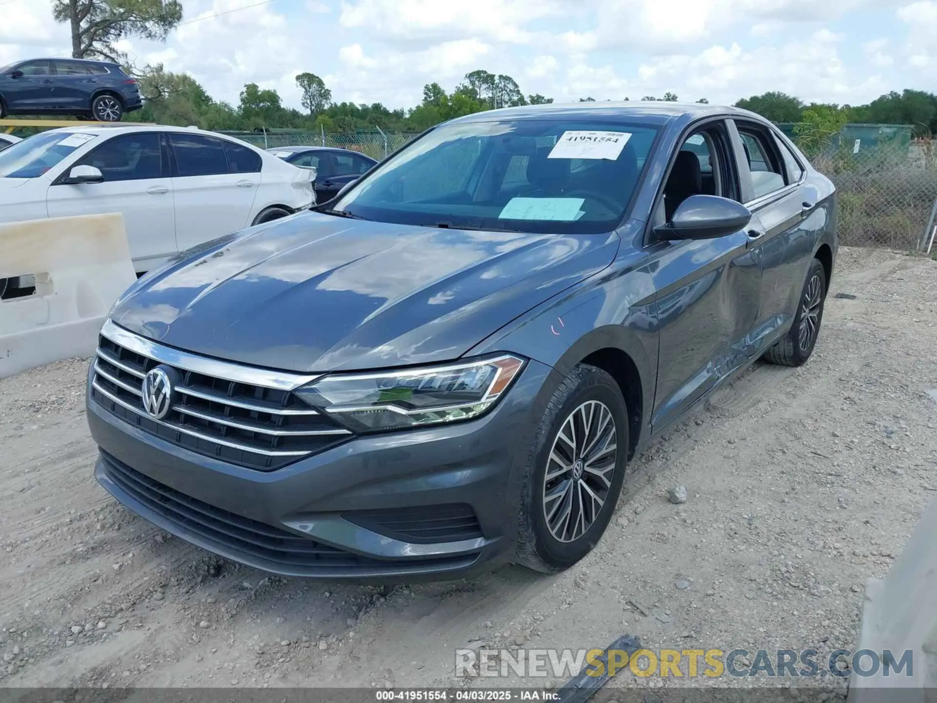 2 fotografías del automóvil dañado 3VWC57BU7MM098015 VOLKSWAGEN JETTA 2021
