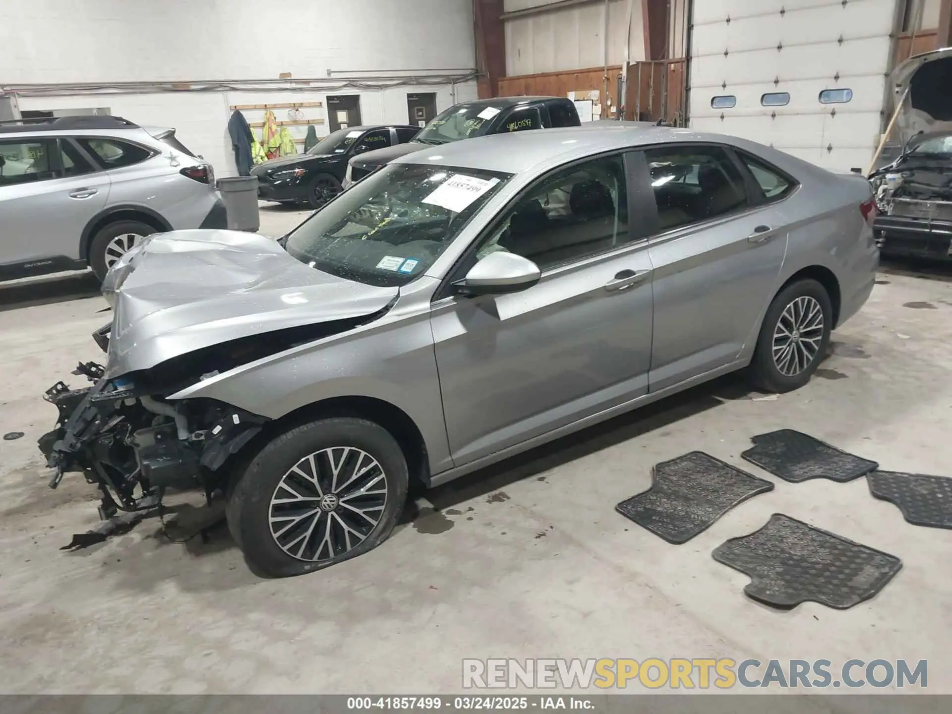 2 fotografías del automóvil dañado 3VWC57BU8MM017300 VOLKSWAGEN JETTA 2021