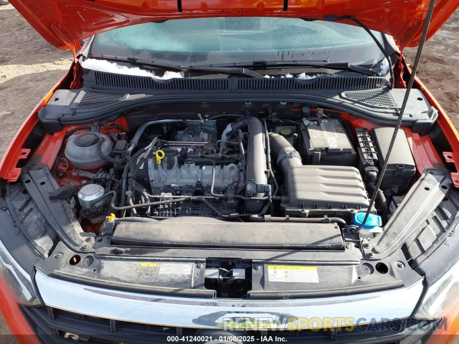 10 fotografías del automóvil dañado 3VWC57BU8MM032380 VOLKSWAGEN JETTA 2021