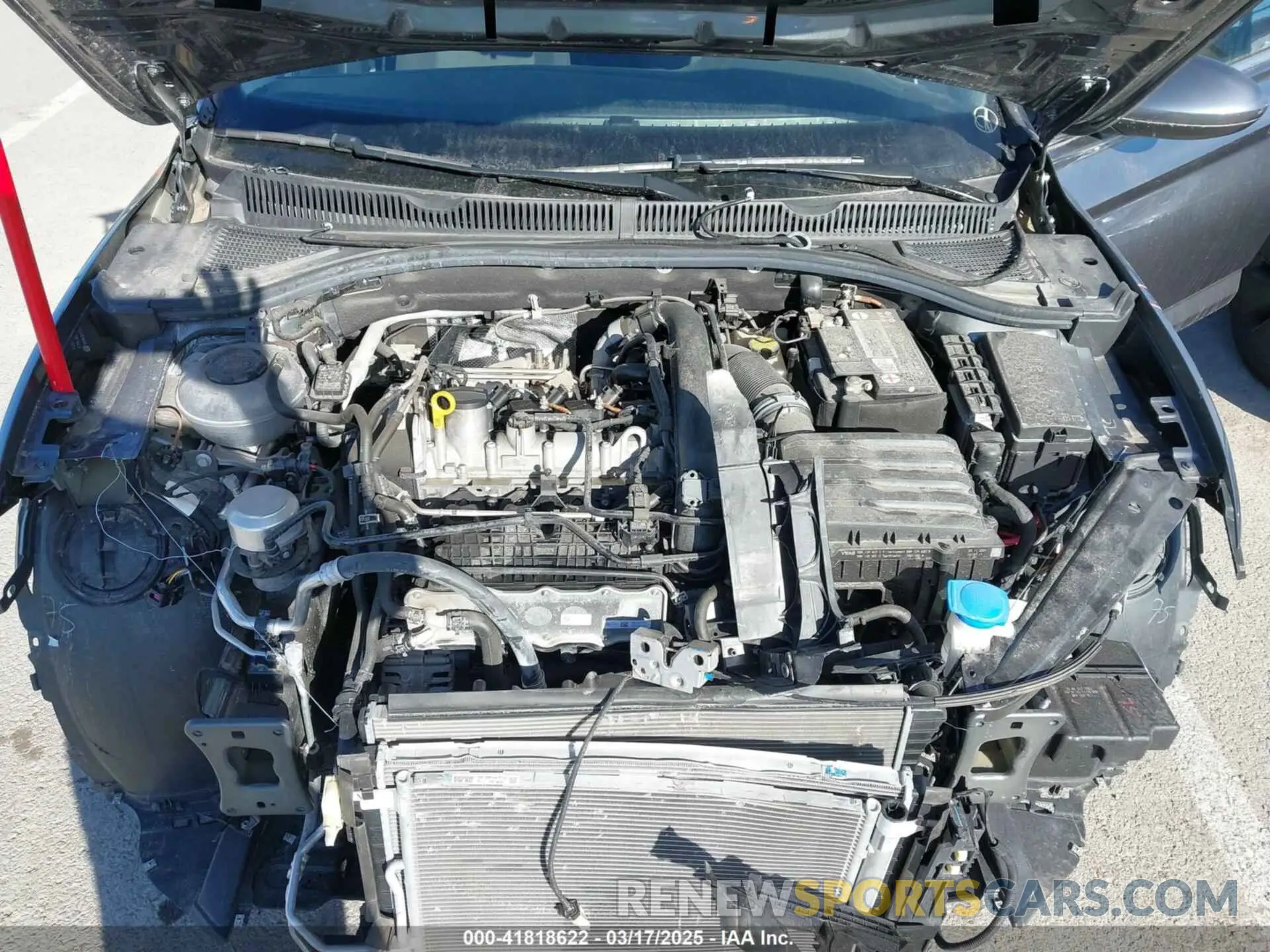 10 fotografías del automóvil dañado 3VWC57BU8MM098931 VOLKSWAGEN JETTA 2021