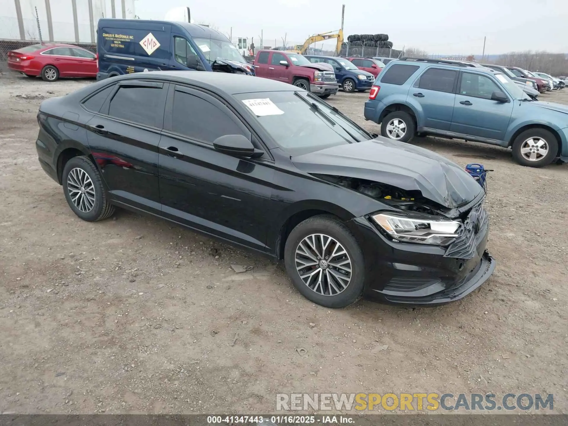 1 fotografías del automóvil dañado 3VWC57BU8MM102735 VOLKSWAGEN JETTA 2021