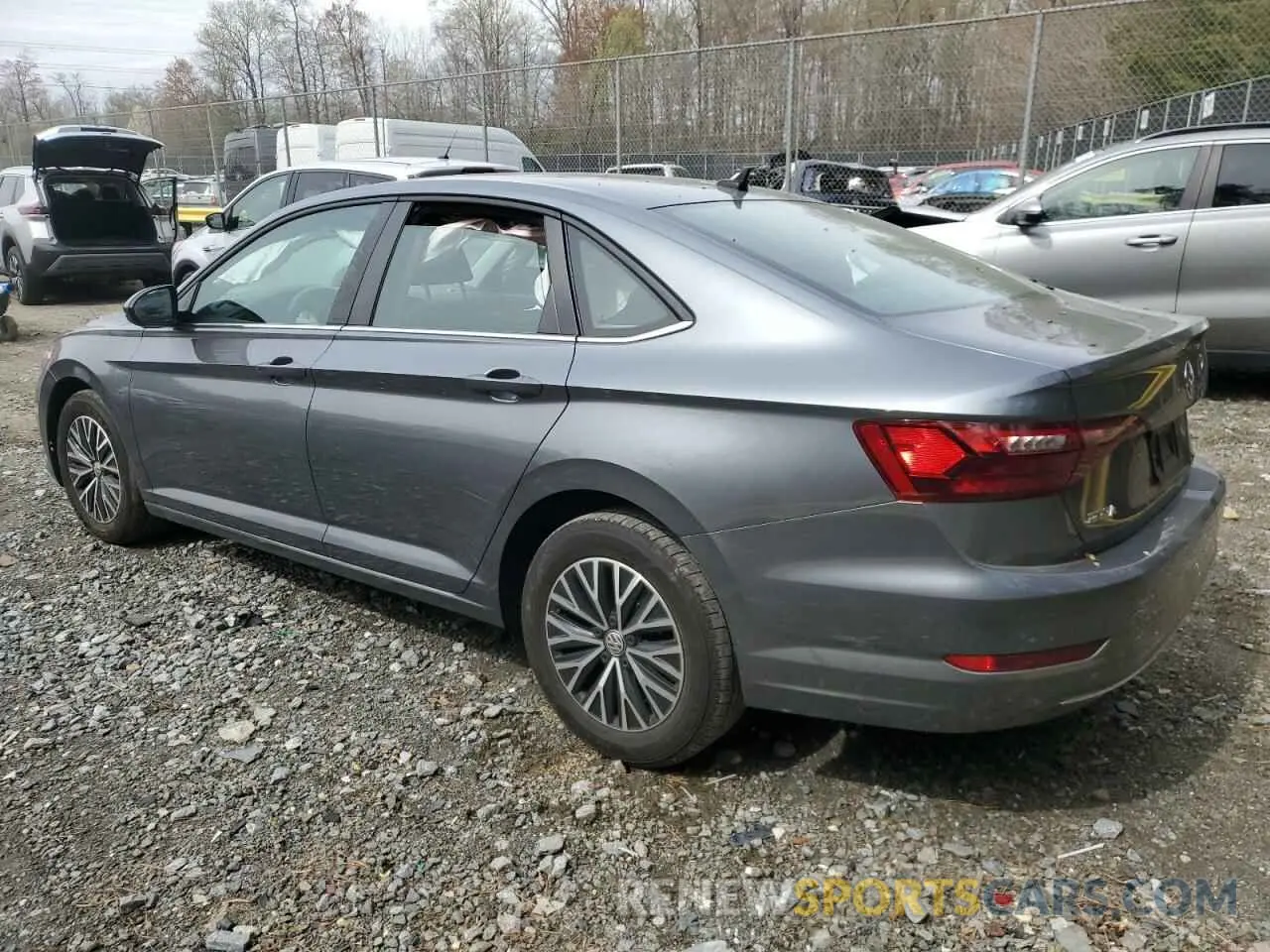 2 fotografías del automóvil dañado 3VWC57BU9MM019007 VOLKSWAGEN JETTA 2021