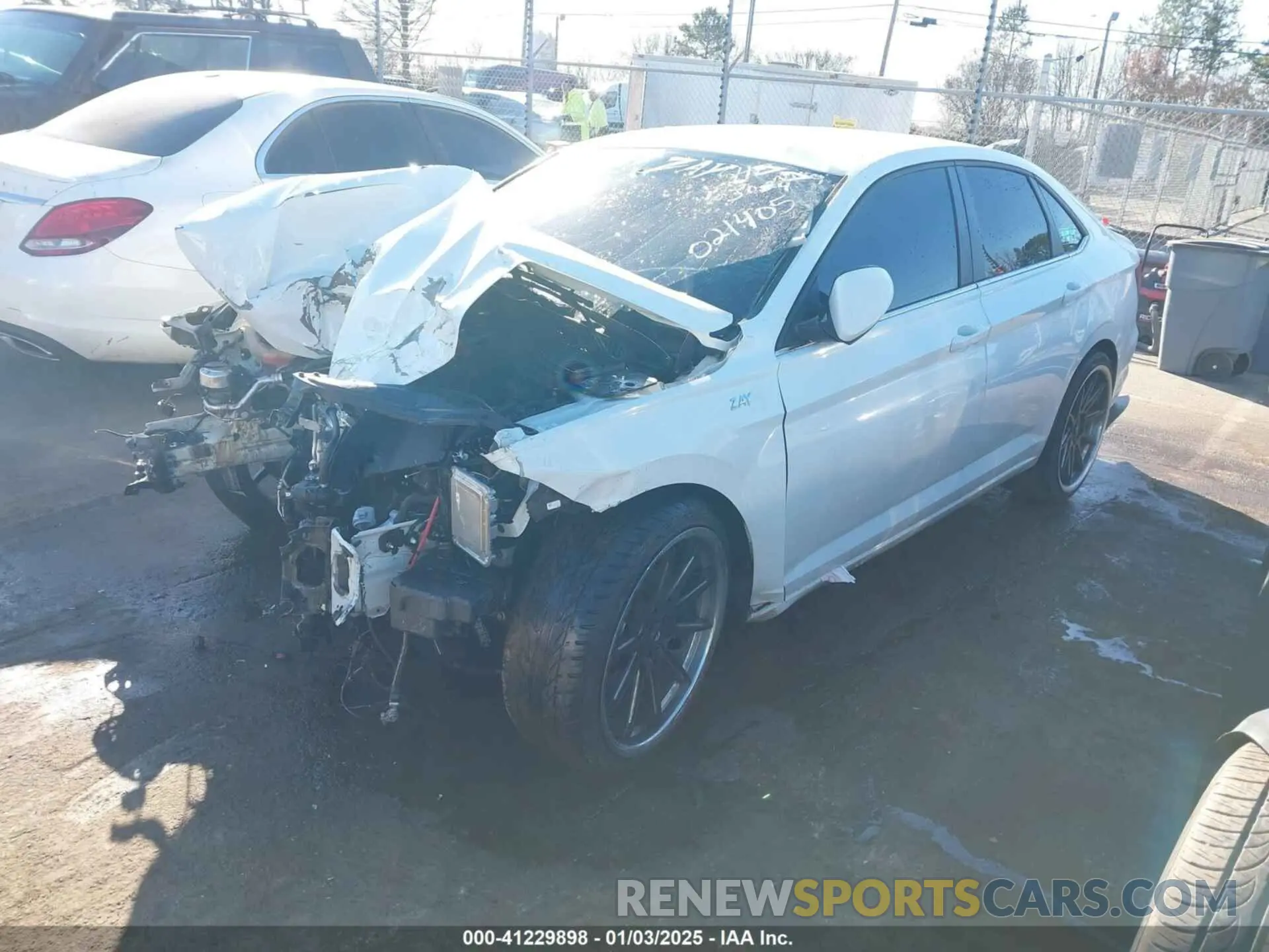 2 fotografías del automóvil dañado 3VWC57BU9MM021405 VOLKSWAGEN JETTA 2021