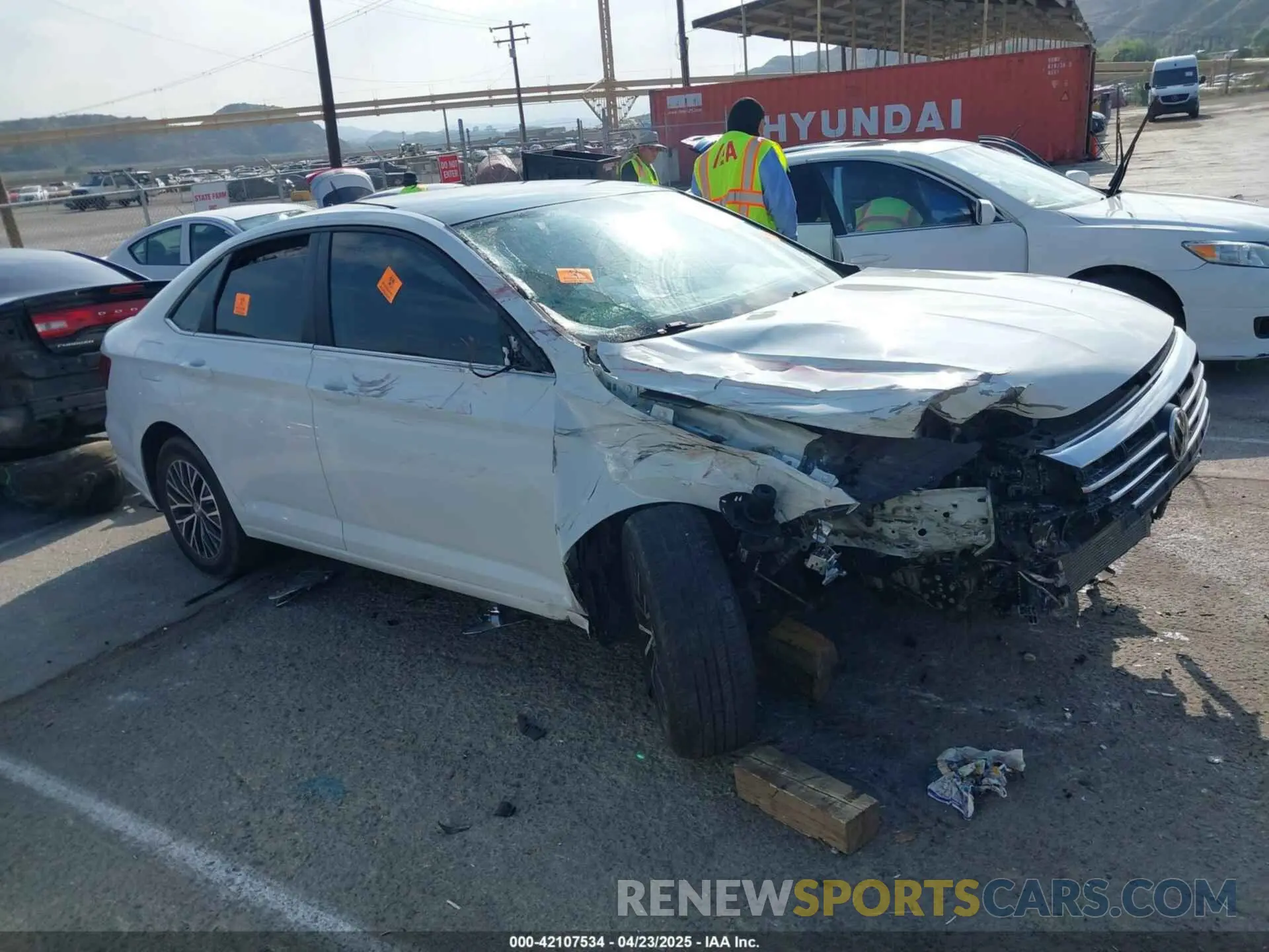 1 fotografías del automóvil dañado 3VWC57BU9MM036647 VOLKSWAGEN JETTA 2021