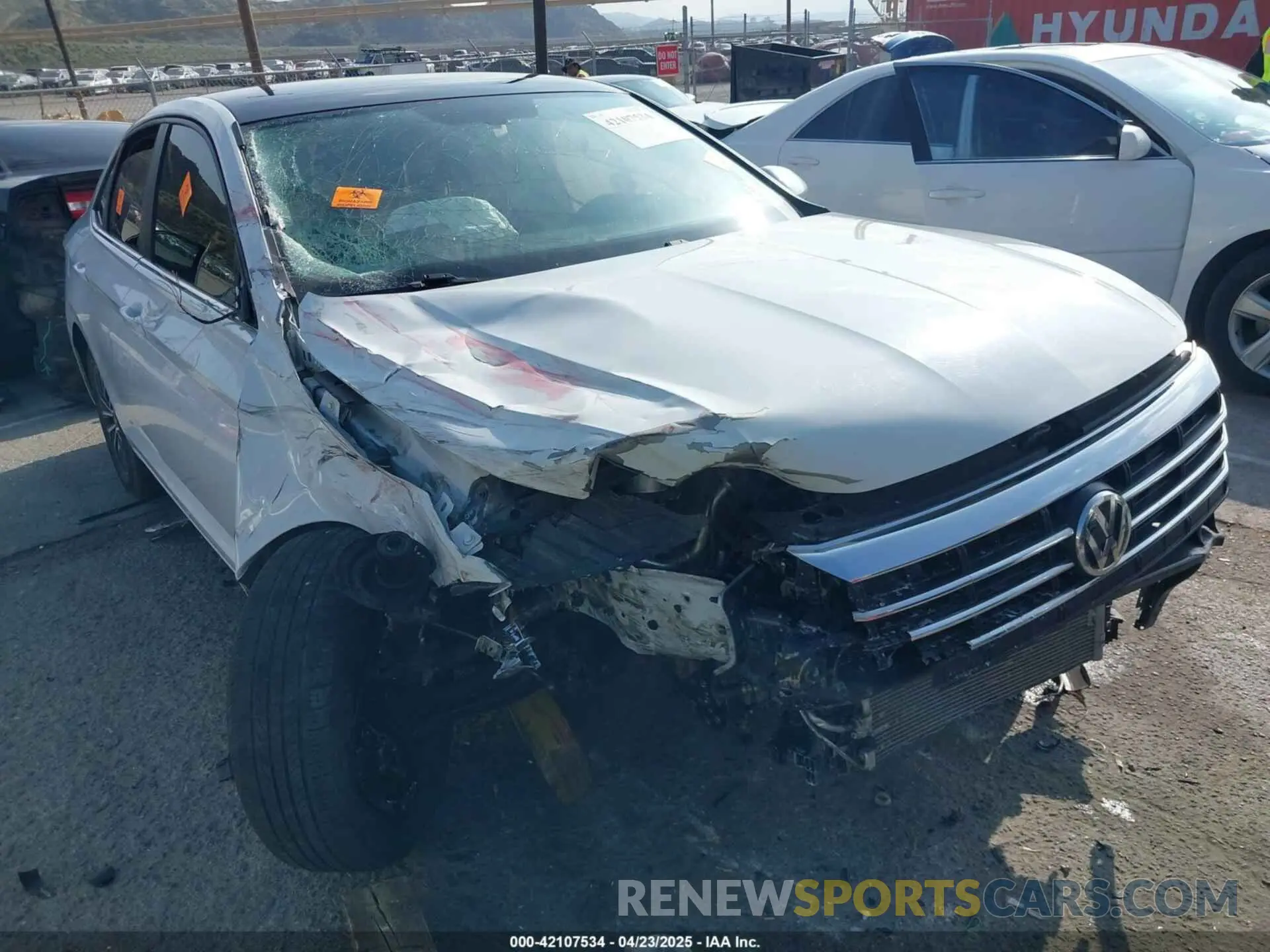 6 fotografías del automóvil dañado 3VWC57BU9MM036647 VOLKSWAGEN JETTA 2021