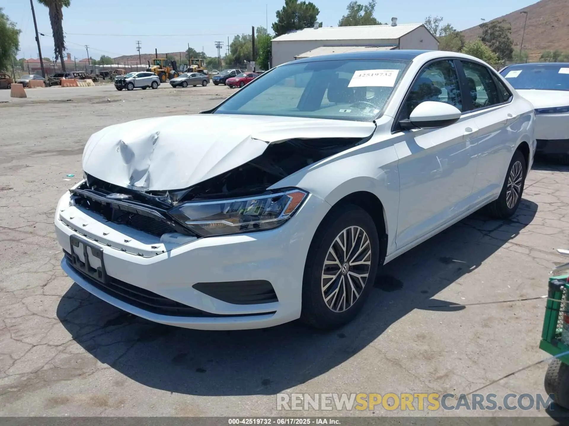 2 fotografías del automóvil dañado 3VWC57BU9MM084780 VOLKSWAGEN JETTA 2021