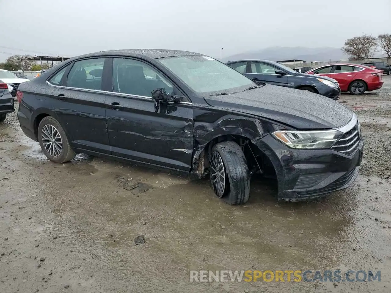 4 fotografías del automóvil dañado 3VWC57BU9MM091986 VOLKSWAGEN JETTA 2021