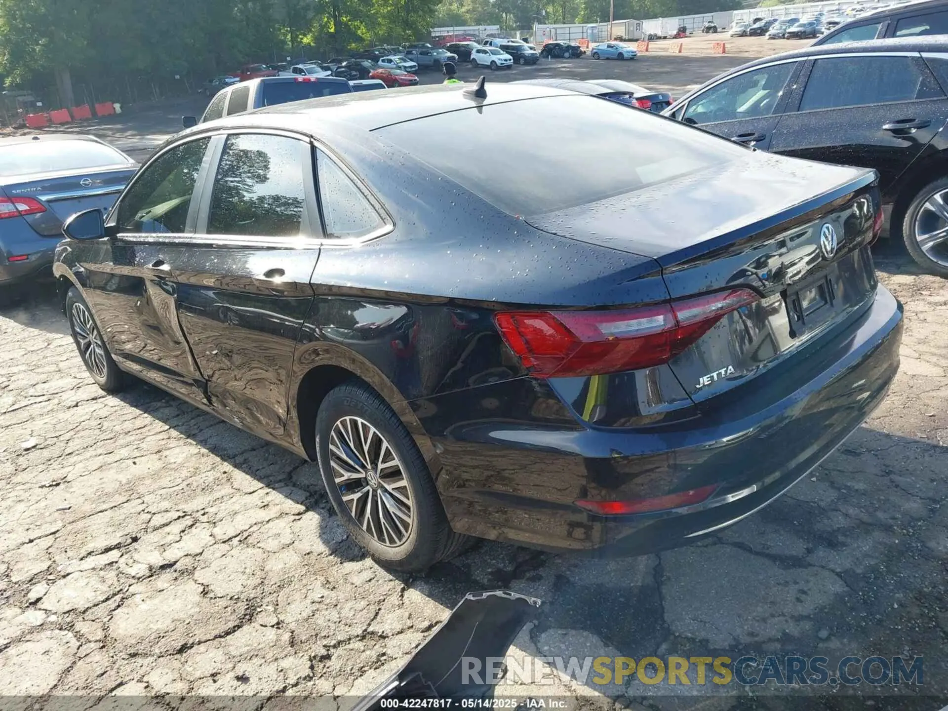3 fotografías del automóvil dañado 3VWC57BU9MM098338 VOLKSWAGEN JETTA 2021