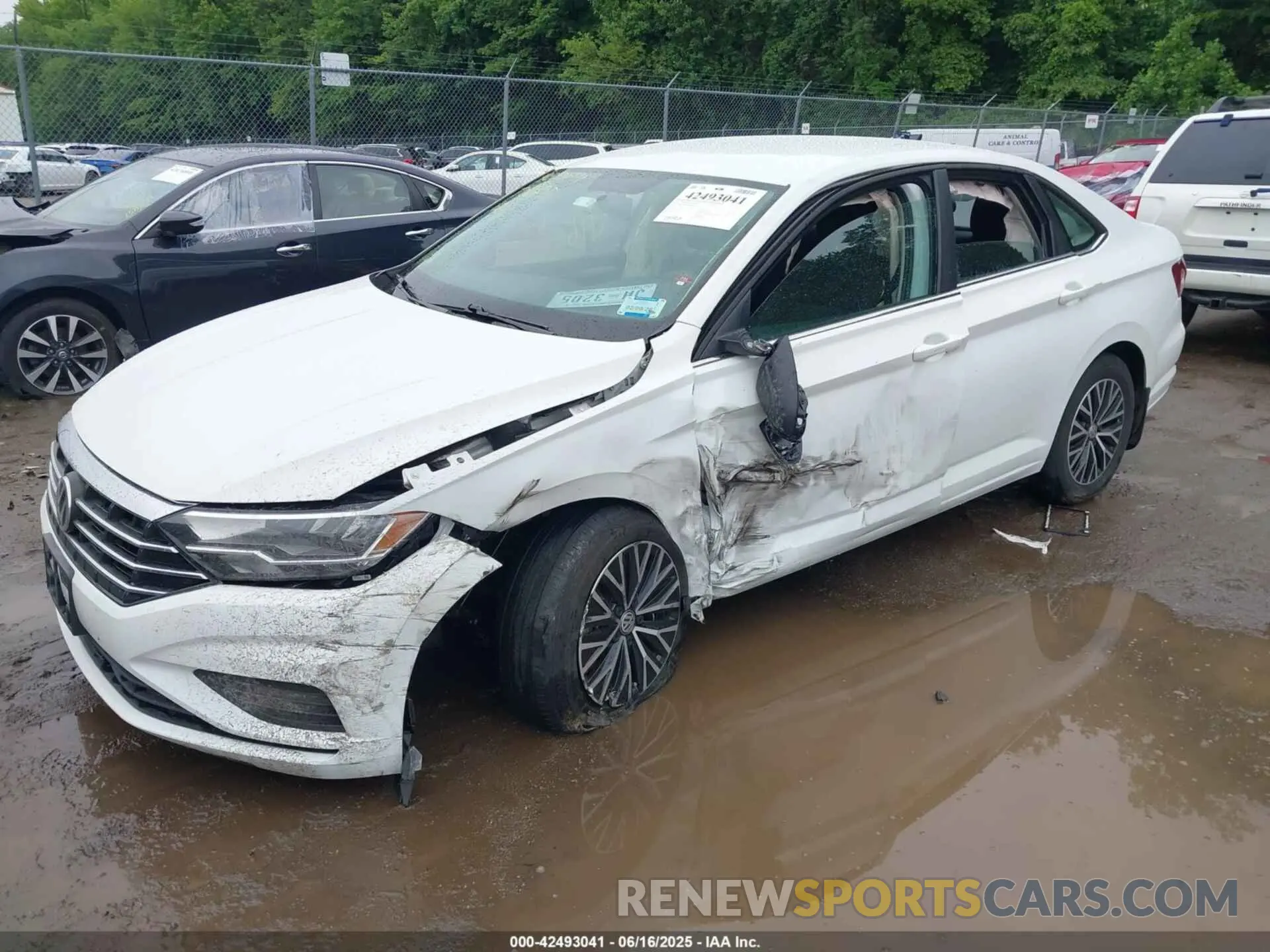 2 fotografías del automóvil dañado 3VWC57BU9MM103778 VOLKSWAGEN JETTA 2021