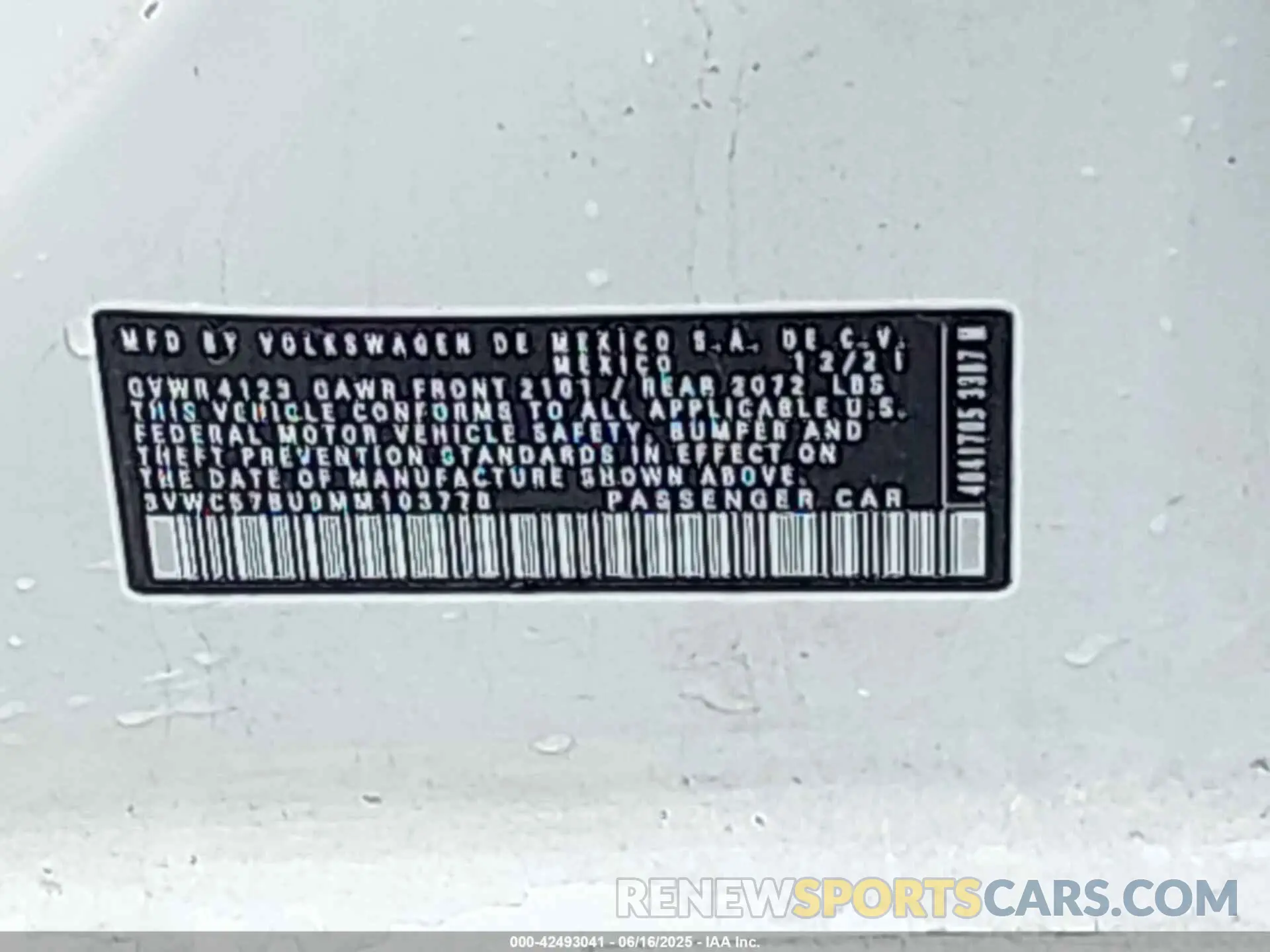 9 fotografías del automóvil dañado 3VWC57BU9MM103778 VOLKSWAGEN JETTA 2021