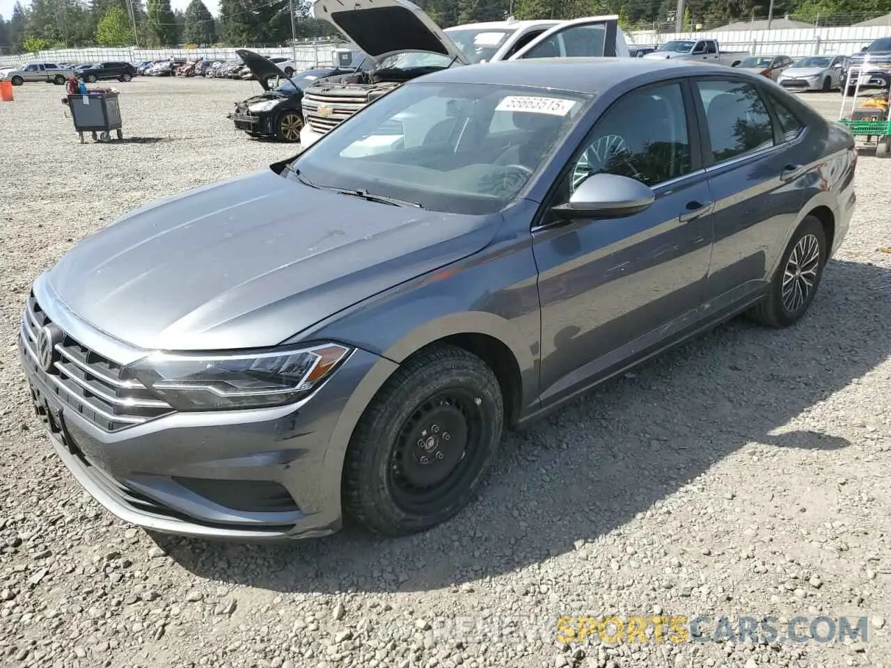 1 fotografías del automóvil dañado 3VWC57BUXMM032395 VOLKSWAGEN JETTA 2021