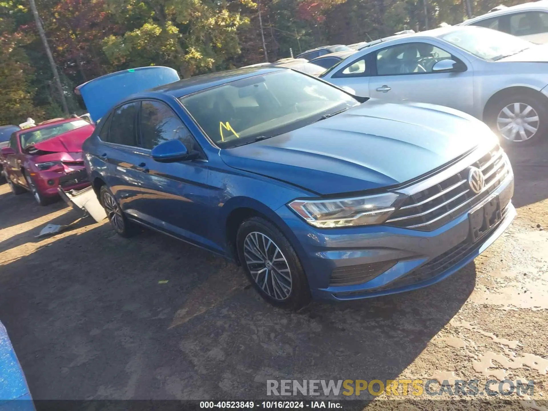 1 fotografías del automóvil dañado 3VWC57BUXMM035295 VOLKSWAGEN JETTA 2021