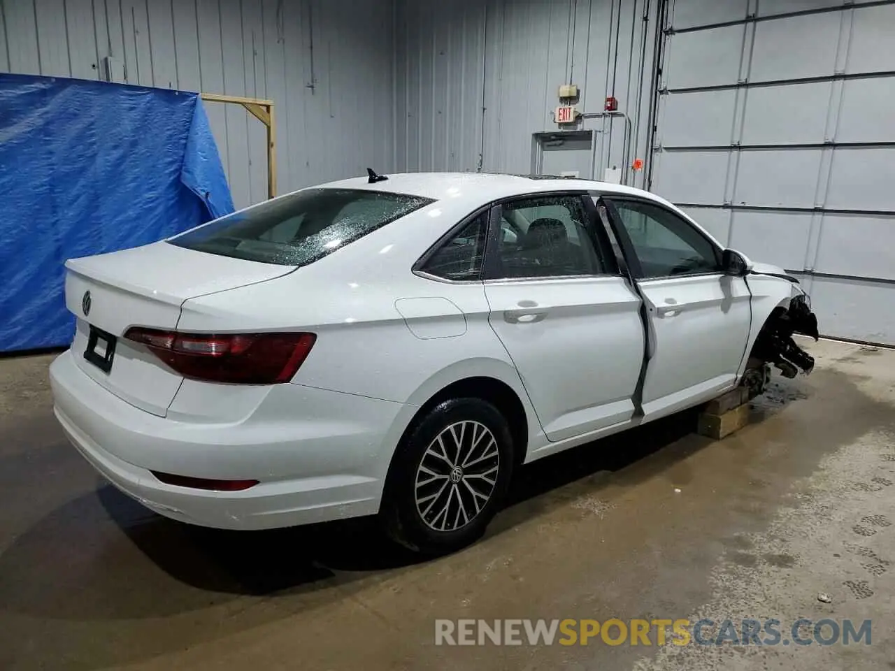 3 fotografías del automóvil dañado 3VWC57BUXMM088577 VOLKSWAGEN JETTA 2021