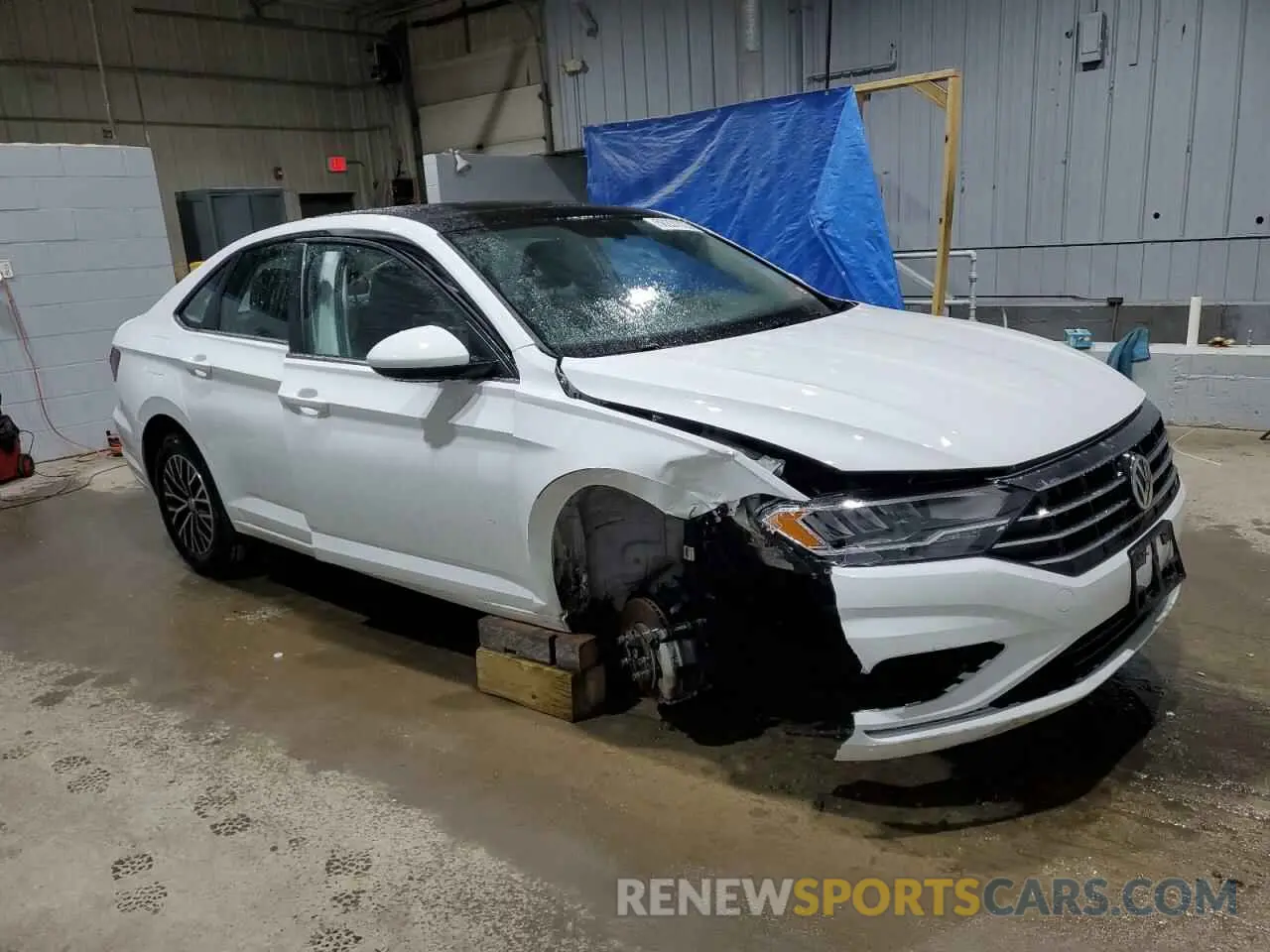4 fotografías del automóvil dañado 3VWC57BUXMM088577 VOLKSWAGEN JETTA 2021