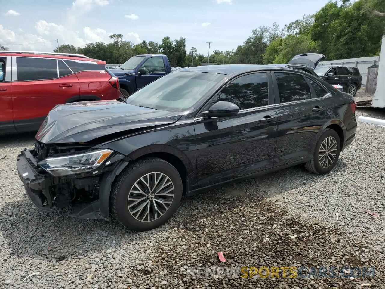 1 fotografías del automóvil dañado 3VWC57BUXMM097246 VOLKSWAGEN JETTA 2021