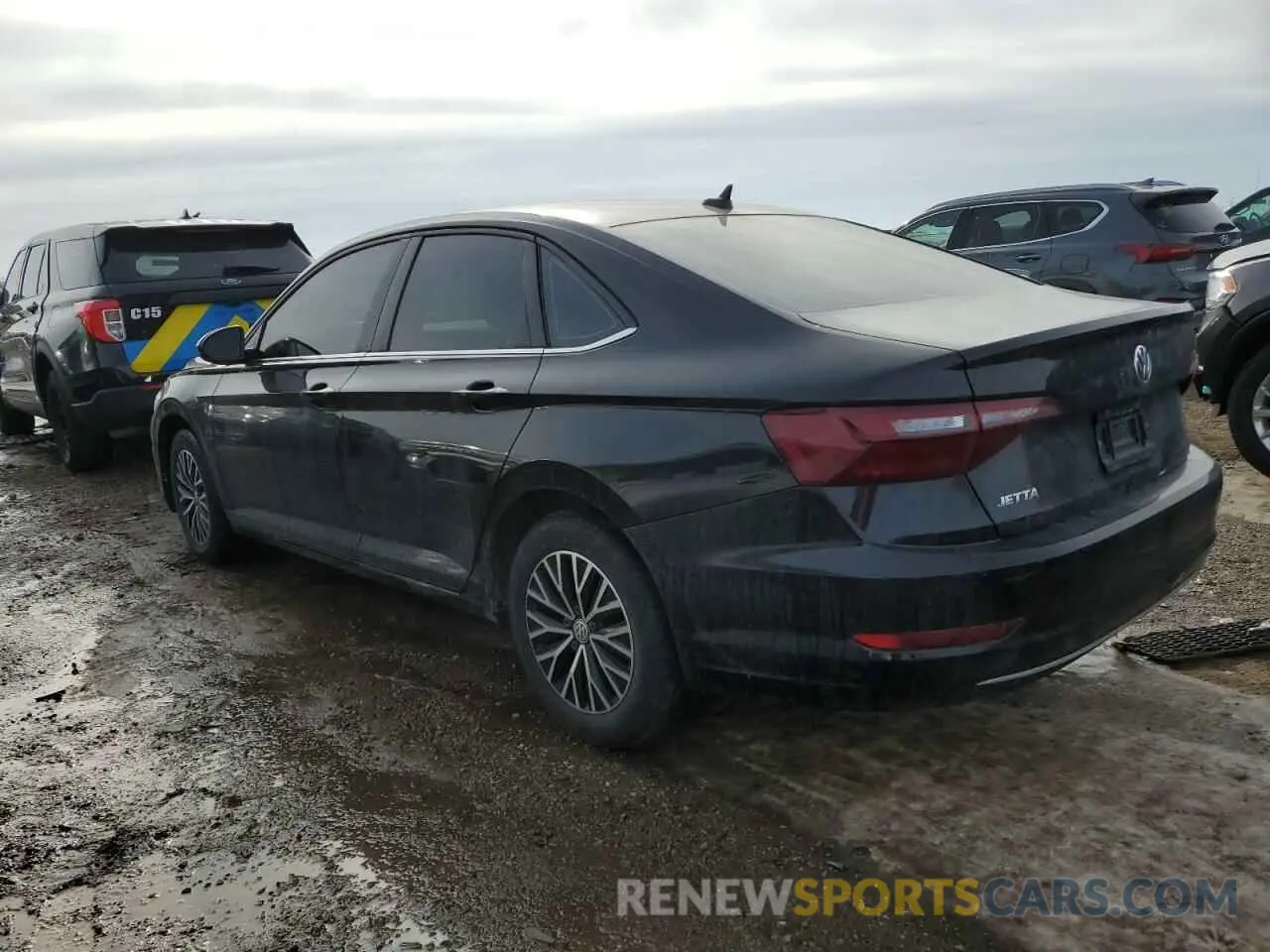 2 fotografías del automóvil dañado 3VWC57BUXMM099255 VOLKSWAGEN JETTA 2021