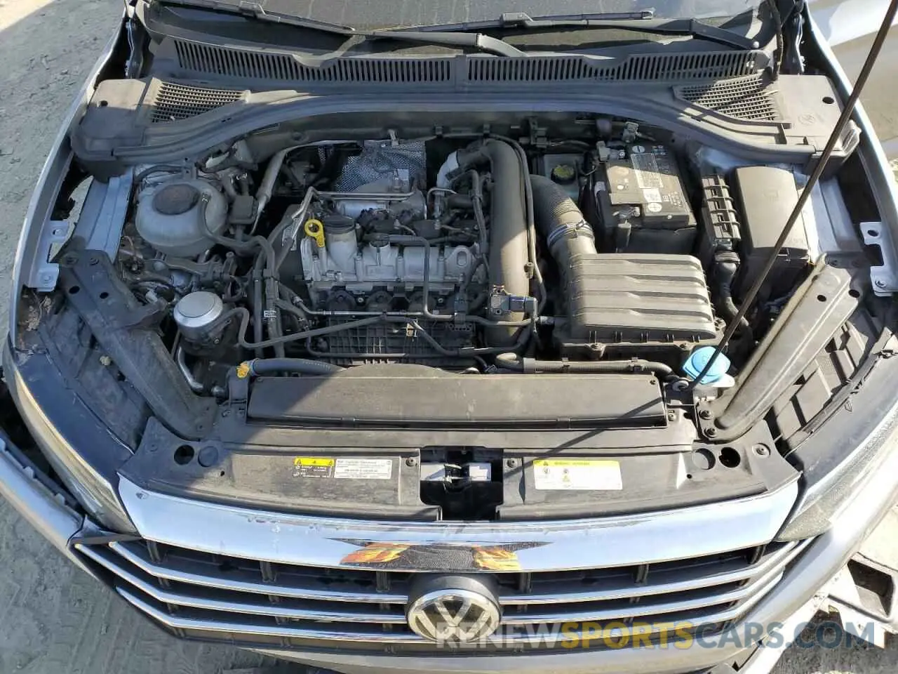 11 fotografías del automóvil dañado 3VWE57BU1MM030074 VOLKSWAGEN JETTA 2021