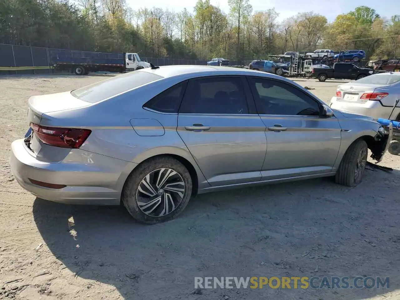 3 fotografías del automóvil dañado 3VWE57BU1MM030074 VOLKSWAGEN JETTA 2021
