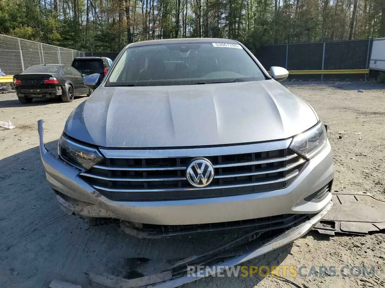 5 fotografías del automóvil dañado 3VWE57BU1MM030074 VOLKSWAGEN JETTA 2021