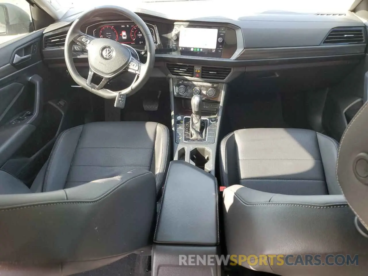 8 fotografías del automóvil dañado 3VWE57BU1MM030074 VOLKSWAGEN JETTA 2021