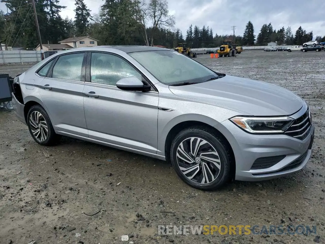 4 fotografías del automóvil dañado 3VWE57BU2MM019908 VOLKSWAGEN JETTA 2021